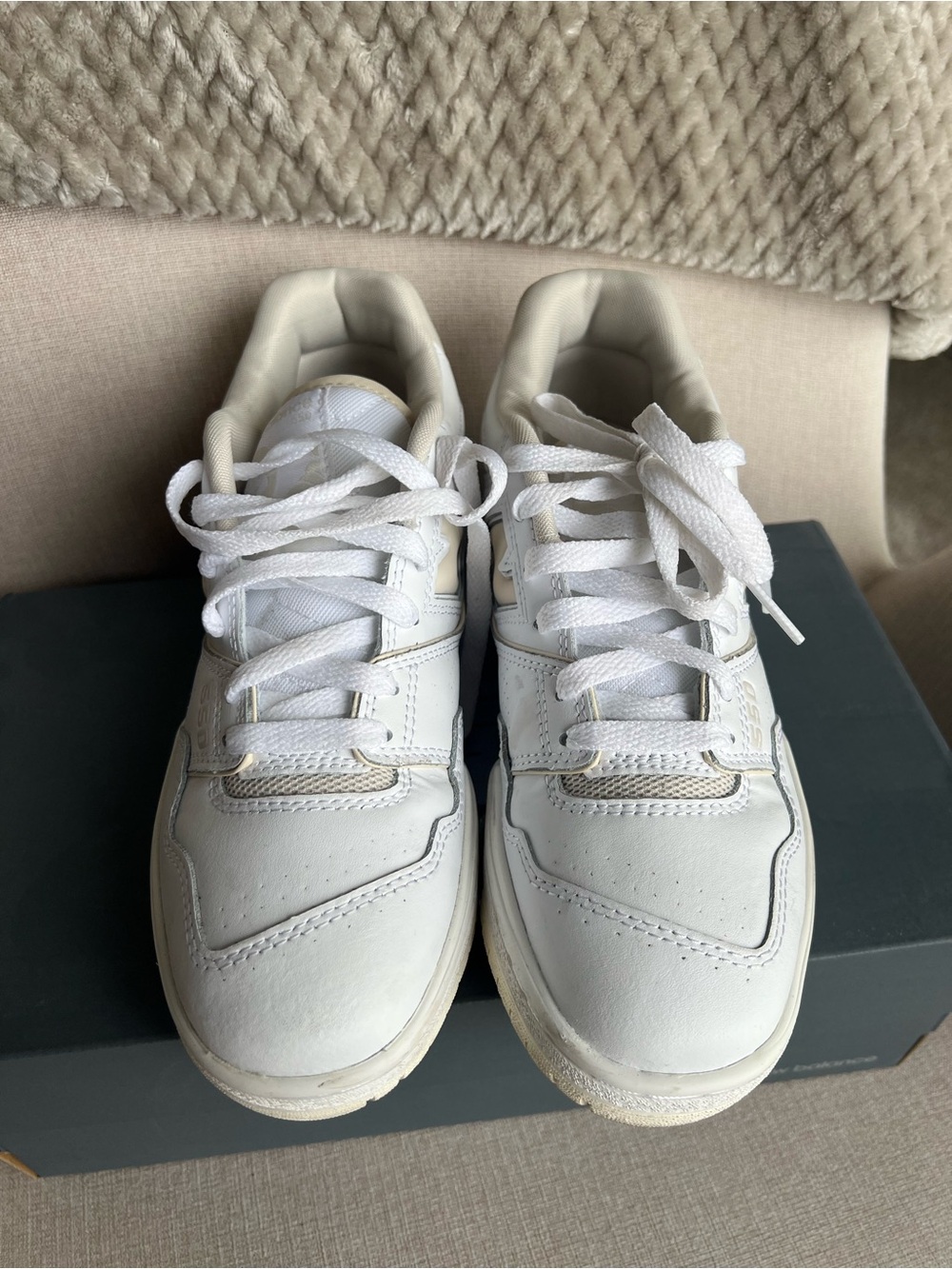 New Balance 550 - White/Silver Birch